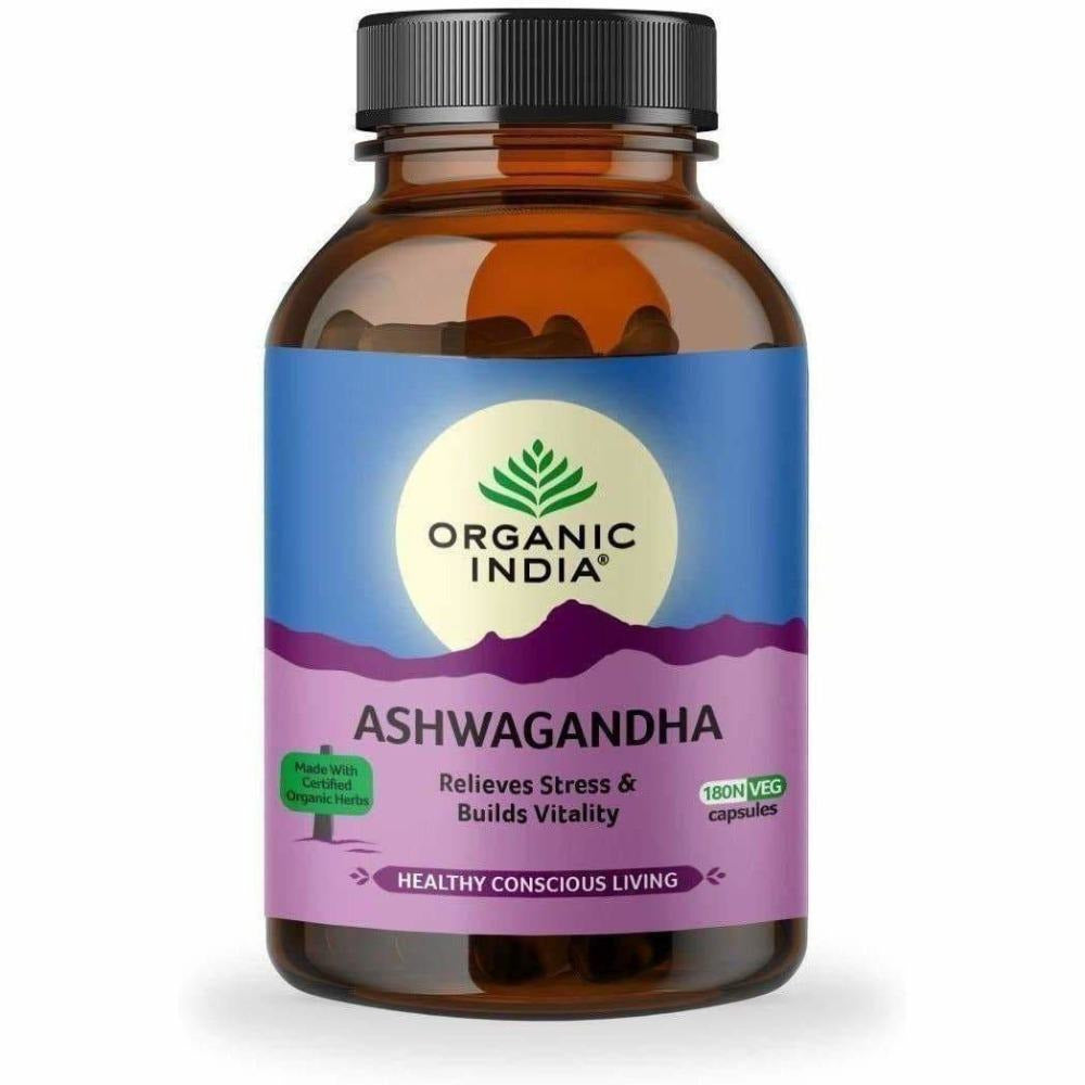 Organic India Ashwagandha Capsules TrueCure