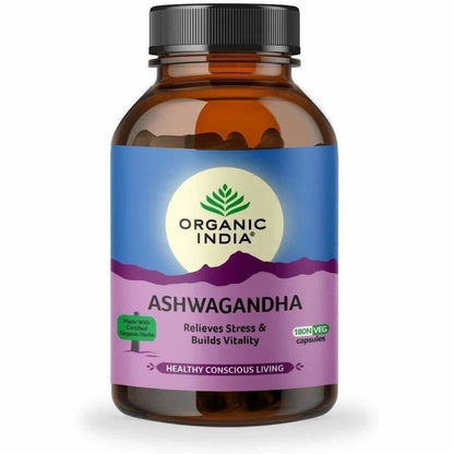 Organic India Ashwagandha Capsules TrueCure