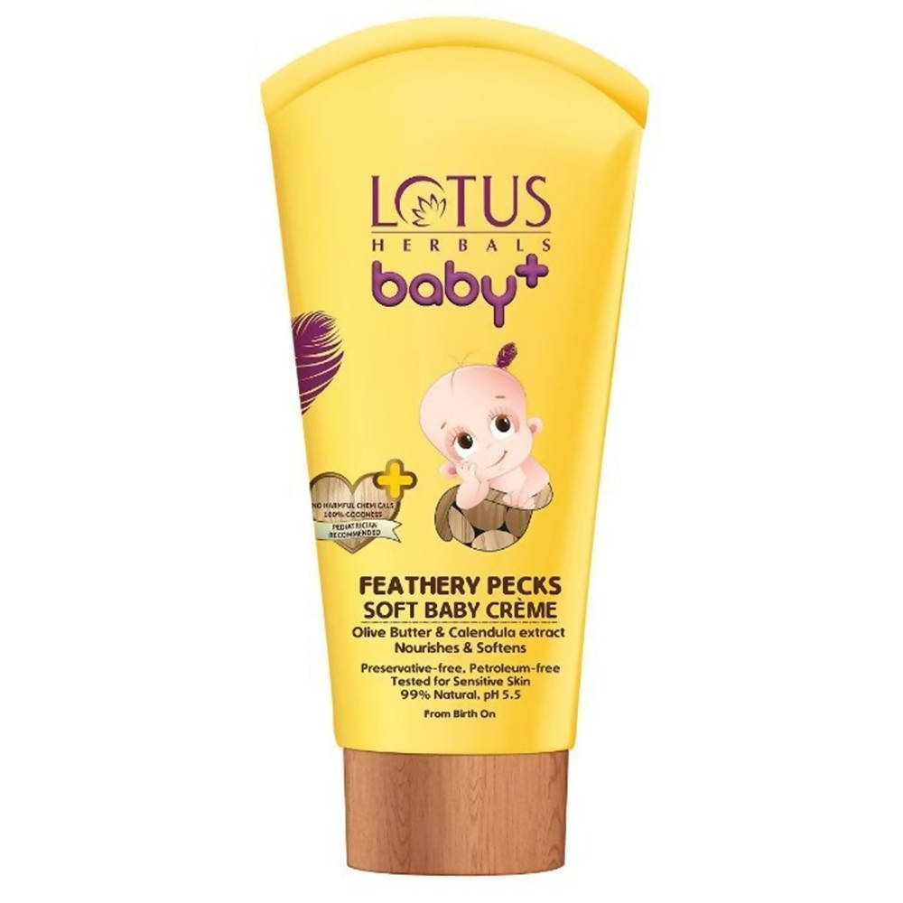 Lotus Herbals Baby+ Feathery Pecks Soft Baby Crme, Australia, Canada 