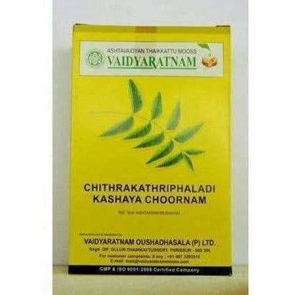 Vaidyaratnam Chitrakathriphaladi kashaya Choornam