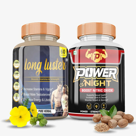 Divya Shree Long Luster and Power of Night Capsule Combo 