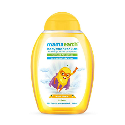 Mamaearth Major Mango Body Wash For Kids with Mango & Oat Protein