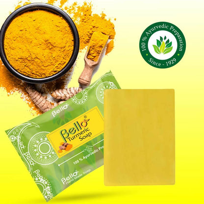 Bello Herbals Hand Made Glycerin Turmeric Soap