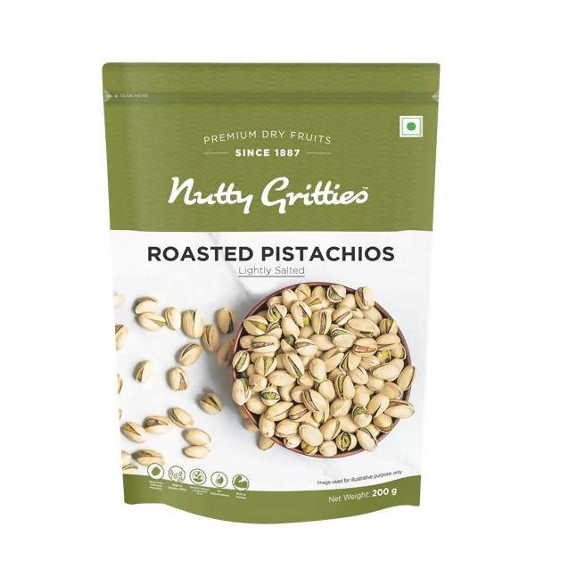 Nutty Gritties California Roasted Pistachios Lightly Salted TrueCure