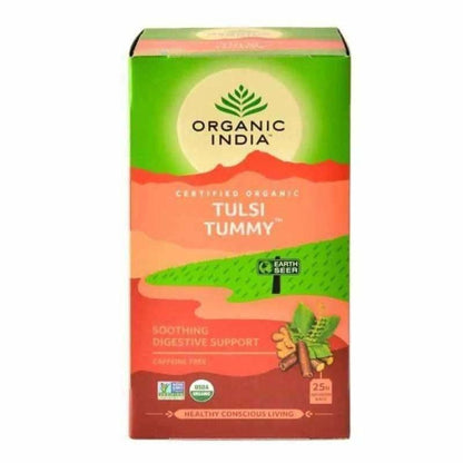 Organic India Tulsi Tummy 25 Tea Bags TrueCure