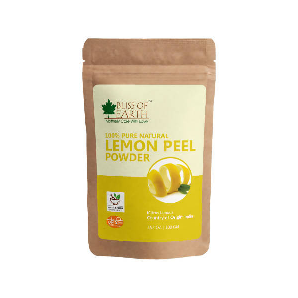 Bliss of Earth 100% Pure Natural Lemon Peel Powder 