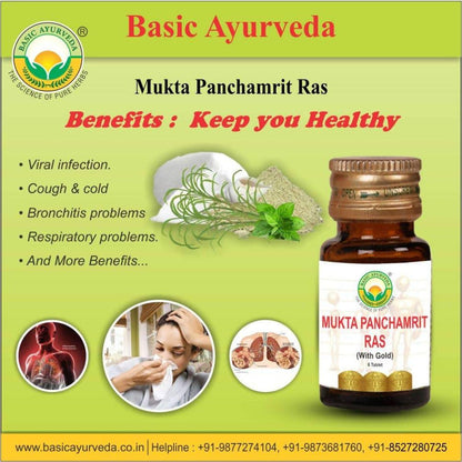 Basic Ayurveda Mukta Panchamrit Ras