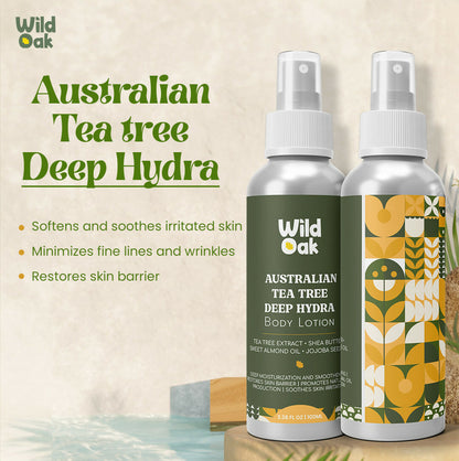 Wild Oak Shea Butter & Australian Tea Tree Body Lotion