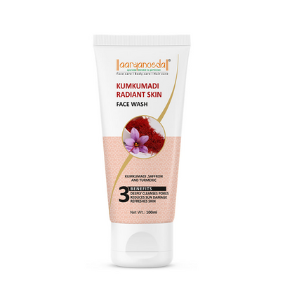 Aaryanveda Kumkumadi Radiant Skin Face Wash 