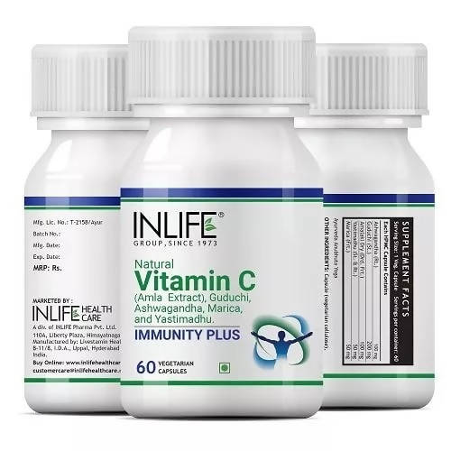 Inlife Natural Vitamin C (Amla) Capsules