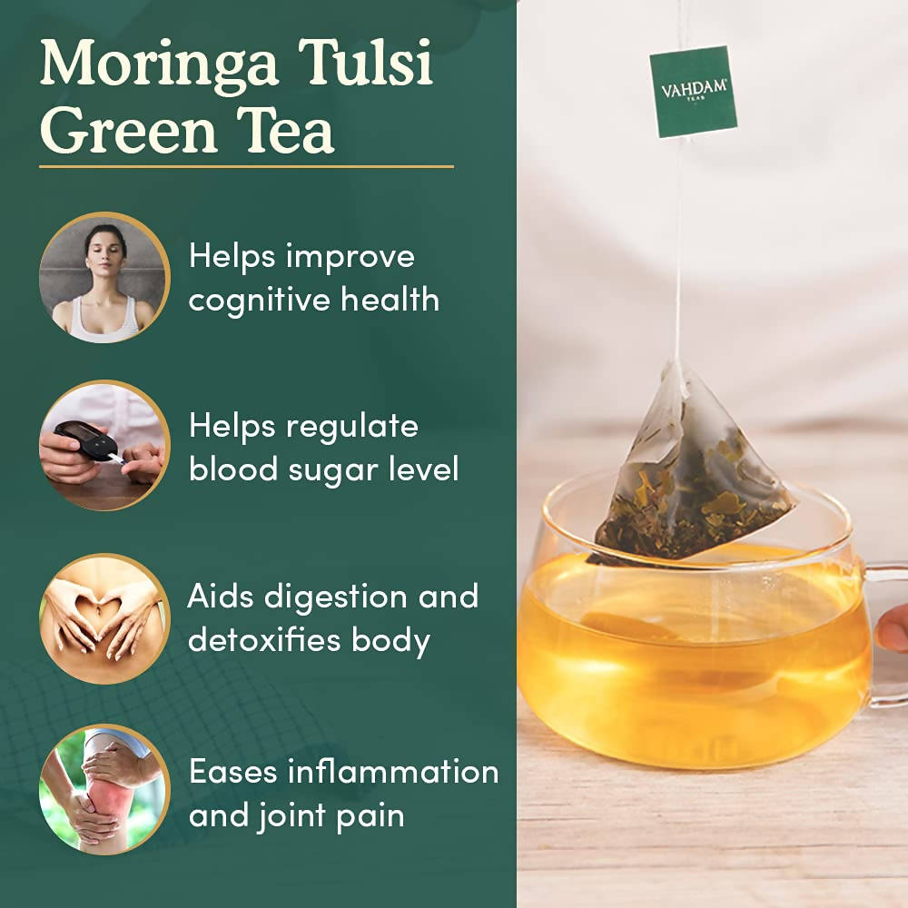 Vahdam Vahdam Moringa Tulsi Green Tea