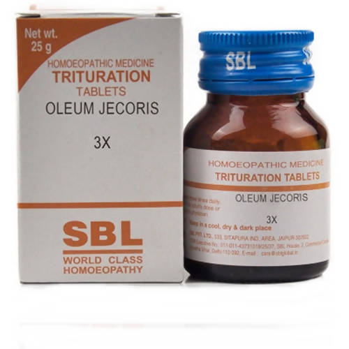 SBL Homeopathy Oleum Jecoris Trituration Tablets TrueCure