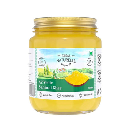 Farm Naturelle A2 Vedic Sahiwal Ghee Desi Cow Ghee, Australia, Canada 