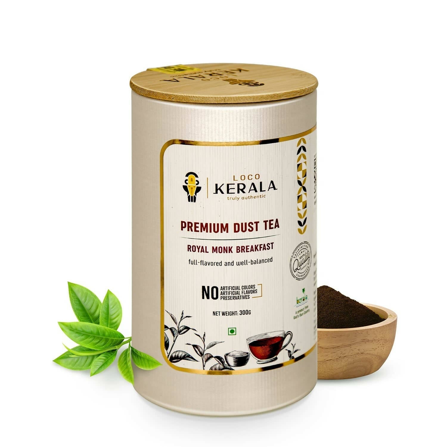 LocoKerala Royal Monk Breakfast Premium Dust Tea TrueCure