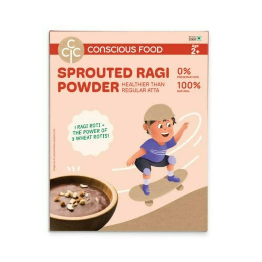 Conscious Food Sprouted Ragi Powder 