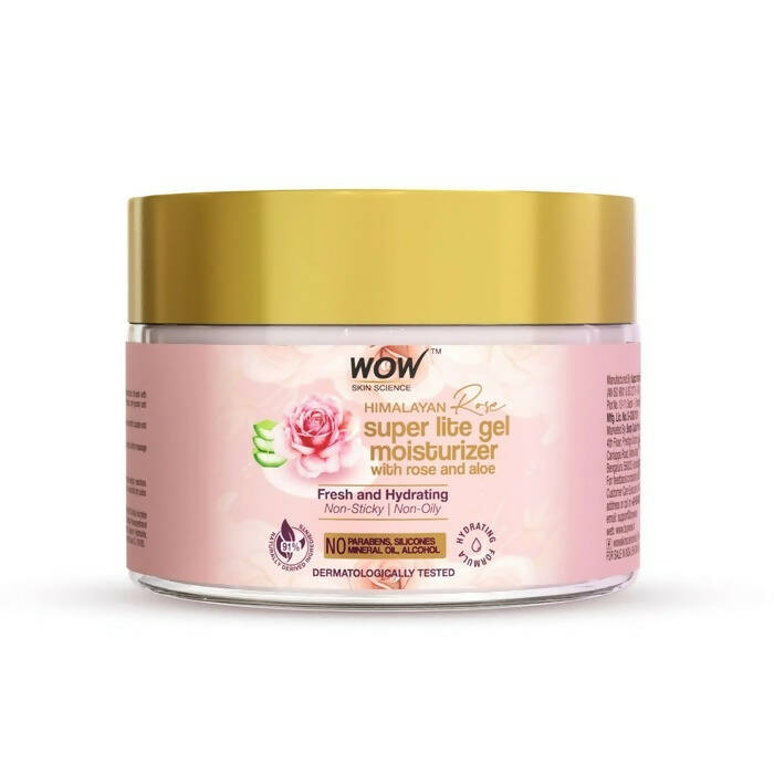 Wow Skin Science Super Light Rose Aloe Gel Moisturizer TrueCure