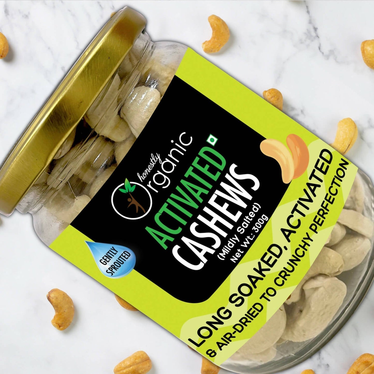 D-Alive Honestly Organic Activated Cashews