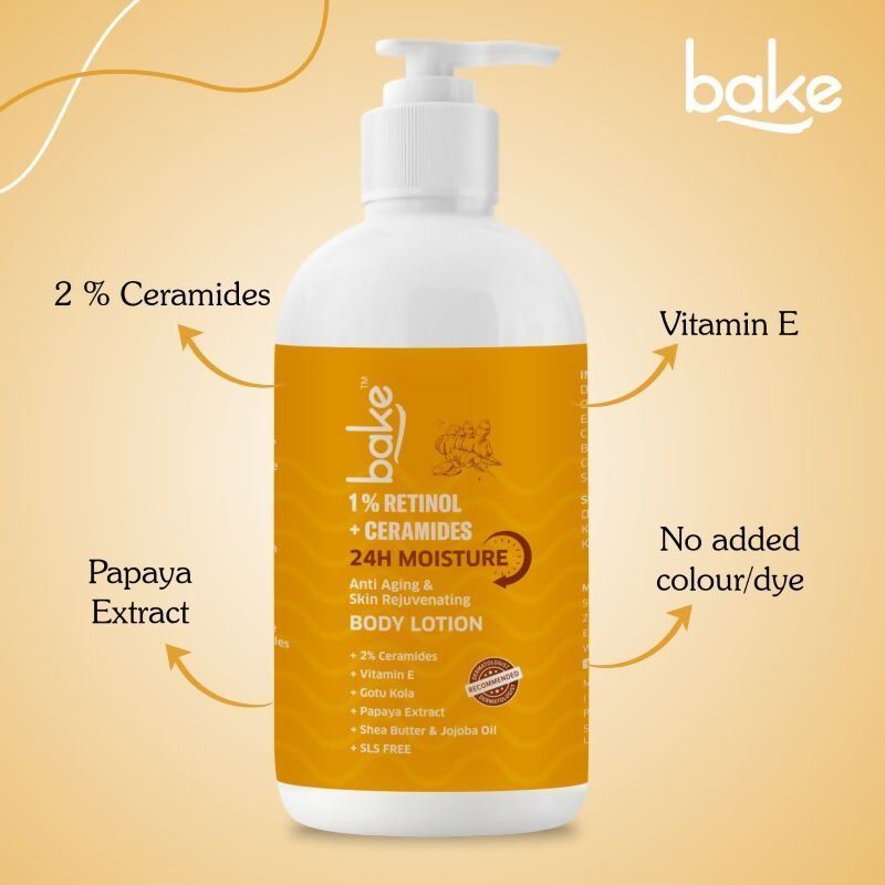 Bake 1% Retinol & Ceramides Body Lotion