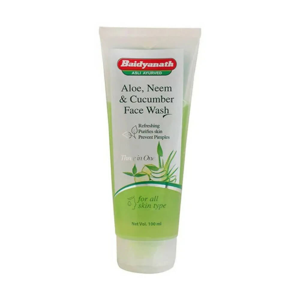 Baidyanath Jhansi Aloe, Neem & Cucumber Face Wash TrueCure