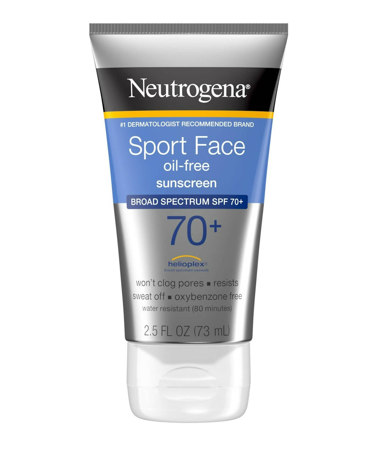 Neutrogena Sport Face Oil-Free Lotion Sunscreen SPF 70 TrueCure