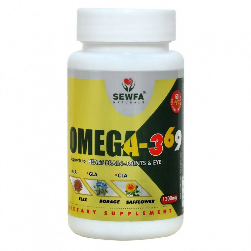 Sewfa Naturals Omega - 369 Capsules -  USA 