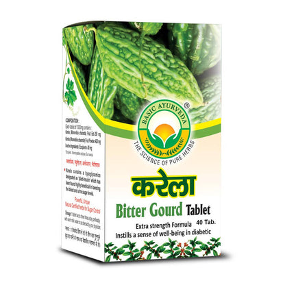 Basic Ayurveda Karela Bitter Gourd Tablet