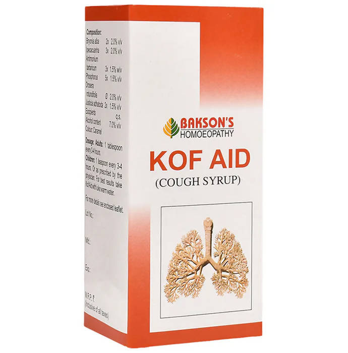 Bakson's Homeopathy Kof Aid Syrup 