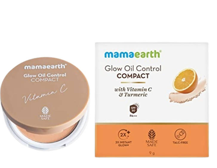 Mamaearth Glow Oil Control Compact With SPF 30 (Ivory Glow)