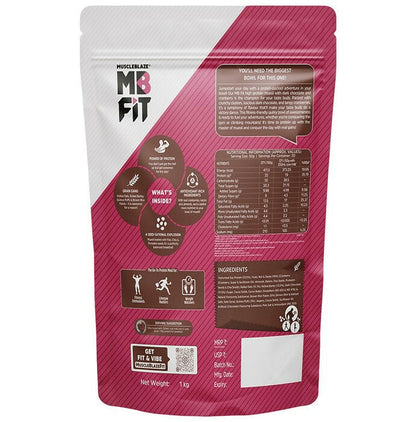 MuscleBlaze Fit High Protein Muesli - Dark Chocolate & Cranberry