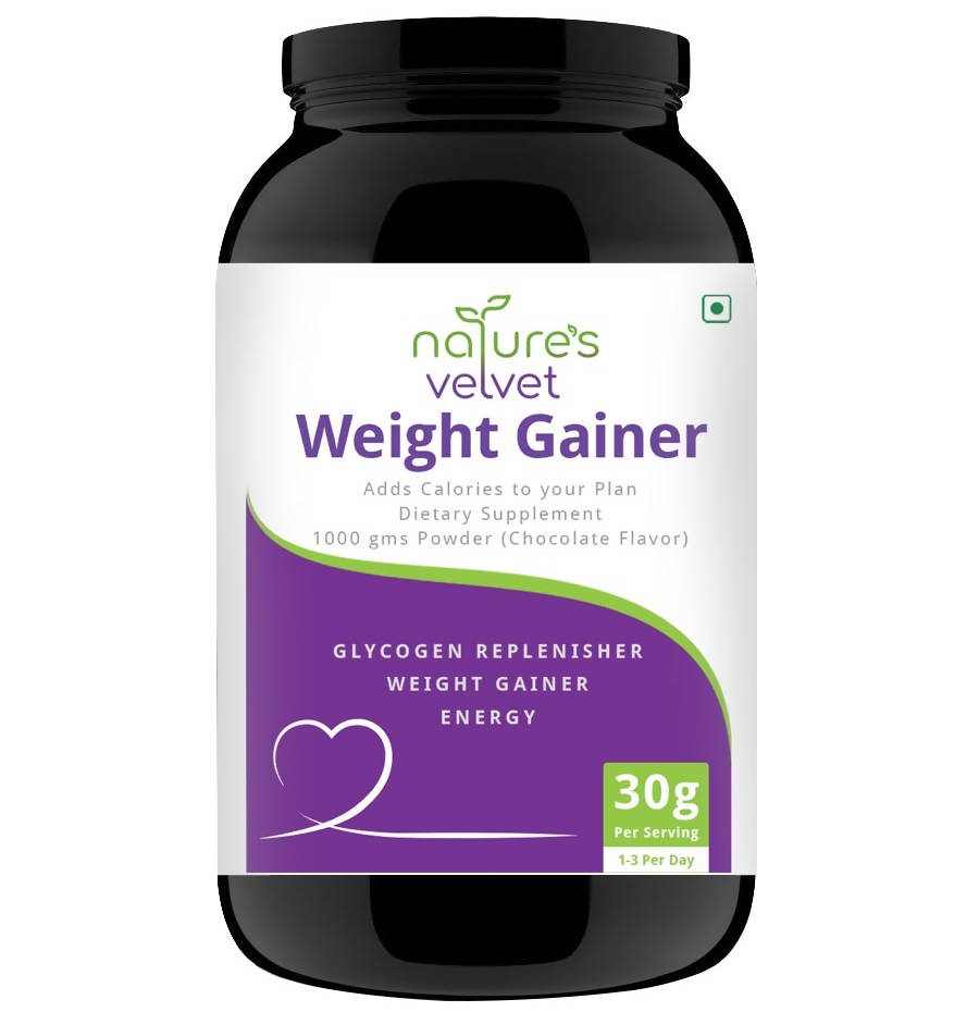 Nature's Velvet Weight Gainer Chocolate Flavor Powder