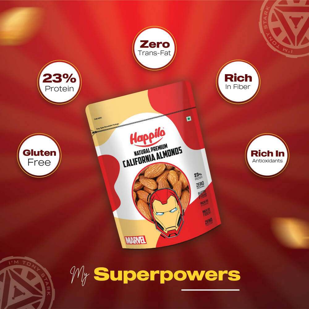 Happilo Marvel Iron Man Edition California Natural Almonds