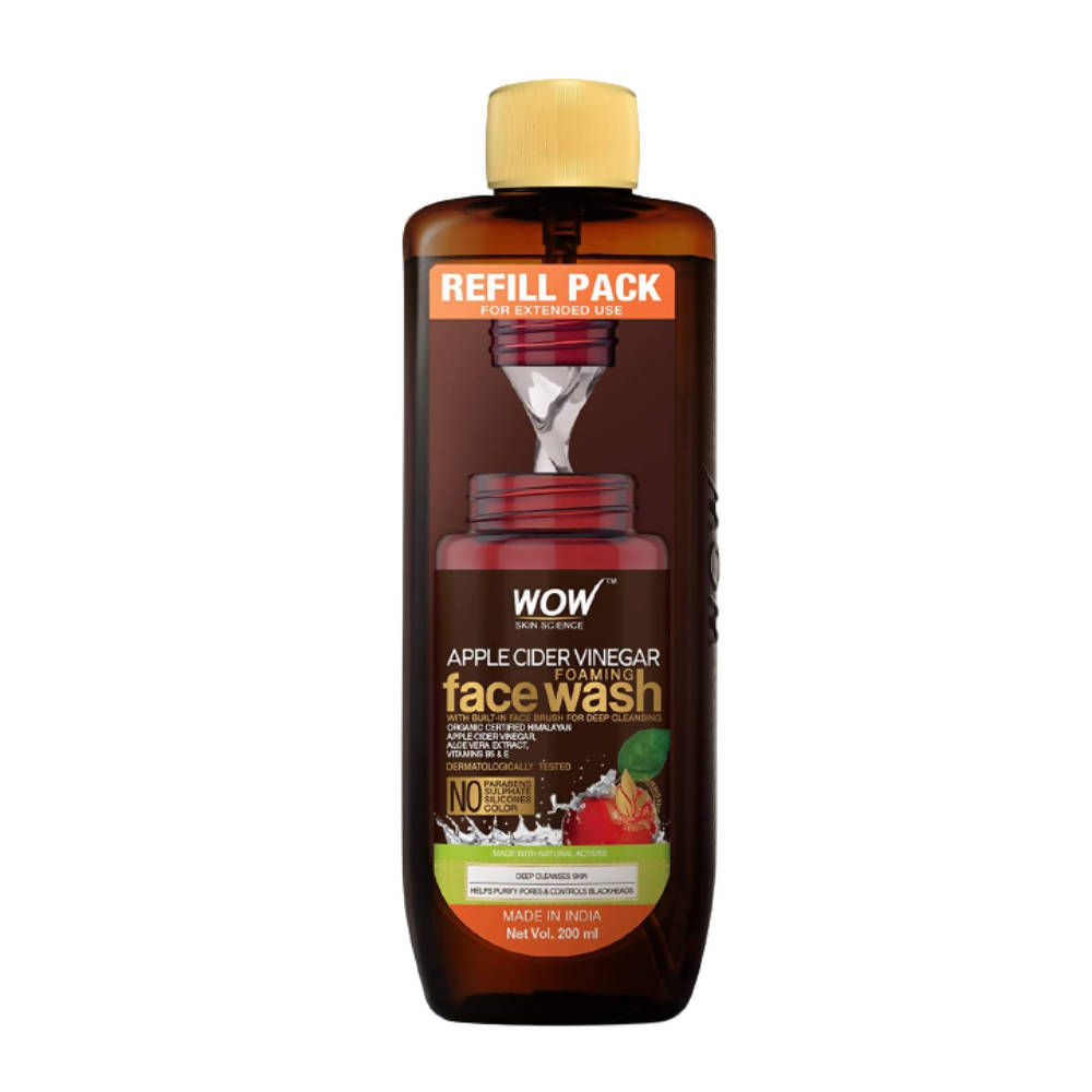 Wow Skin Science Apple Cider Vinegar Foaming Face Wash Combo