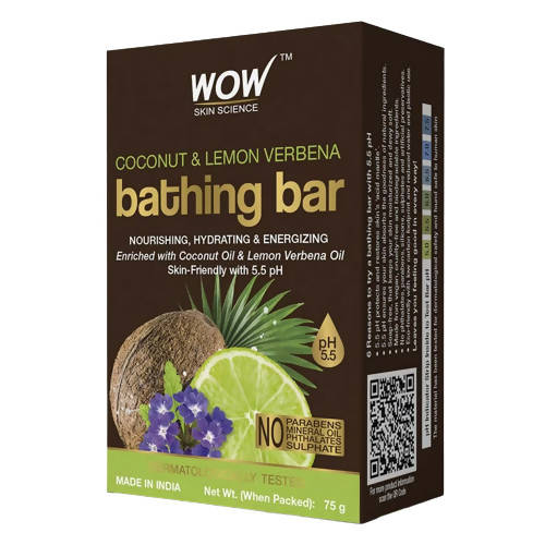 Wow Skin Science Coconut & Lemon Verbena Bathing Bar TrueCure