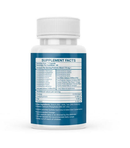 Nutrisouk Pre-Probiotics 20 Billion CFU Capsules