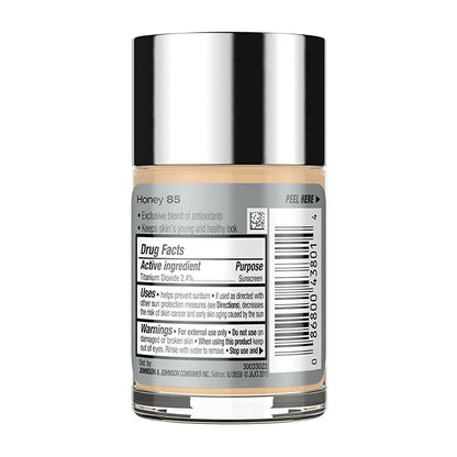 Neutrogena Healthy Skin Liquid Makeup Foundation, Broad Spectrum SPF 20 Feverfew, 85 Honey