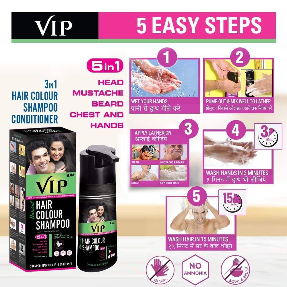 Vip Natural Hair Color Shampoo