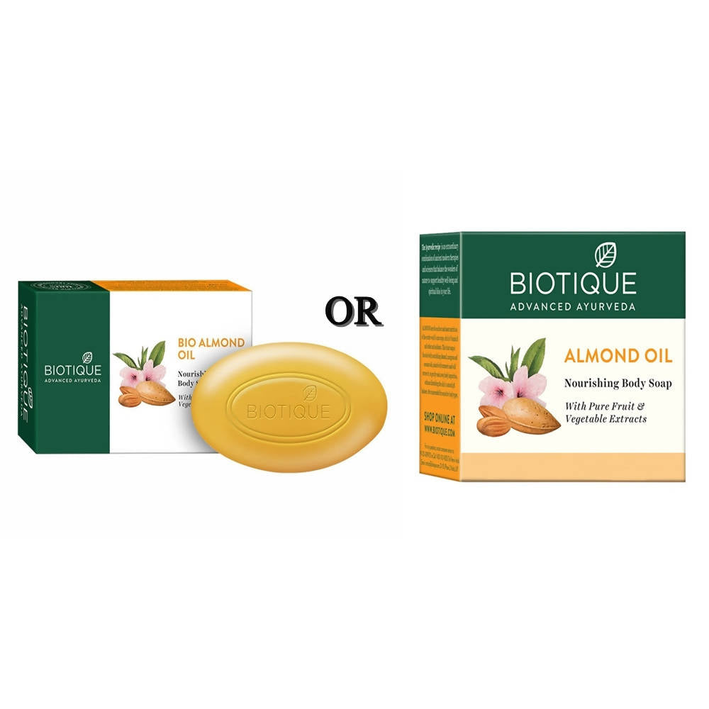 Biotique Advanced Ayurveda Bio Almond Oil Nourishing Body Soap