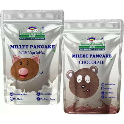 TummyFriendly Foods Millet Pancake Mix Chocolate, Veggies, Australia, Canada 