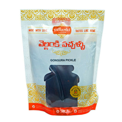 Vellanki Foods - Red Chilli Pickle, Gongura Pickle Combo Pack (Each 250gm)