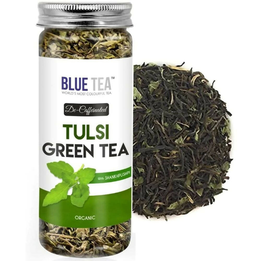 Blue Tea Organic Tulsi Green Tea 