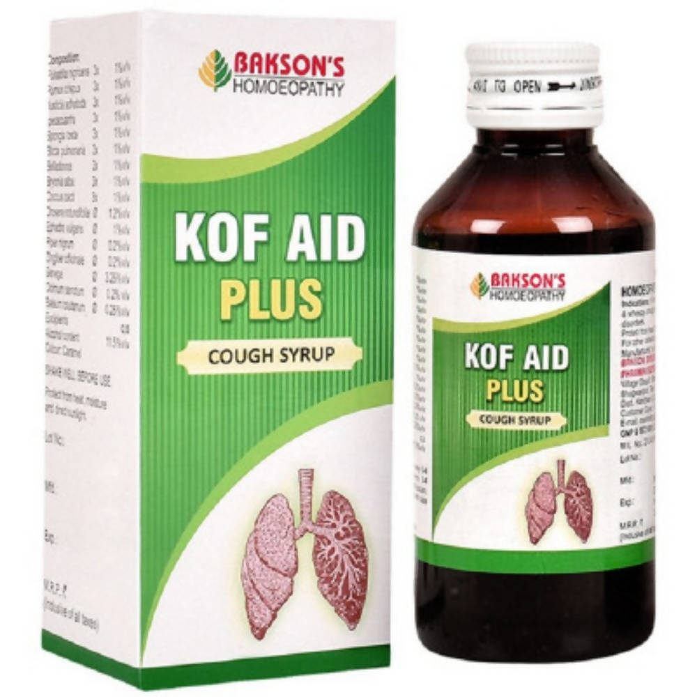 Bakson's Homeopathy Kof Aid Plus Syrup 