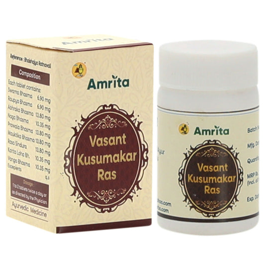 Amrita Vasant Kusumakar Ras Gold Tablets