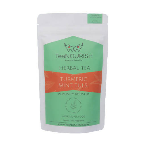 TeaNourish Turmeric Mint Tulsi Herbal Tea TrueCure