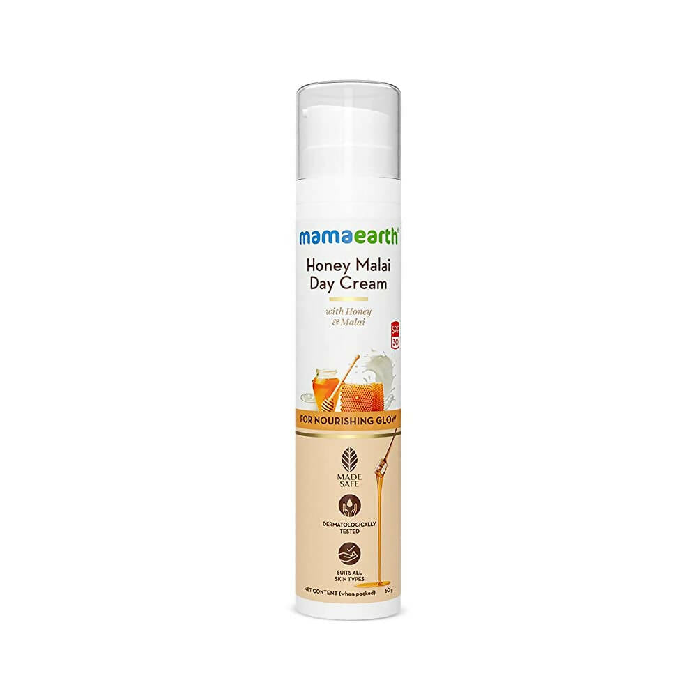 Mamaearth Honey Malai Day Cream for Nourishing Glow 