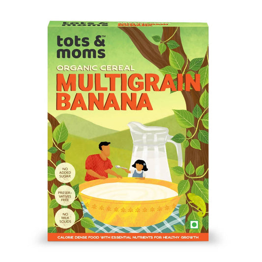 Tots and Moms Organic Multigrain Banana Cereal TrueCure