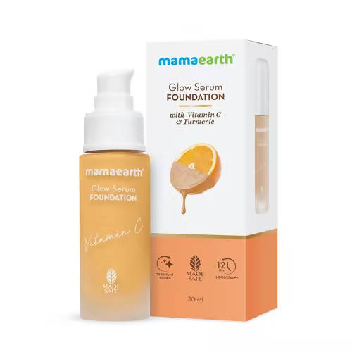 Mamaearth Glow Serum Foundation-Crme Glow