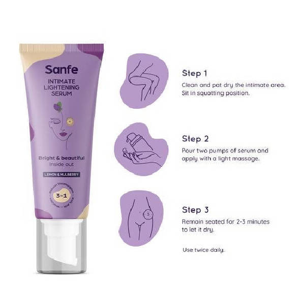 Sanfe Intimate Lightening Serum With Lemon And Mulberry