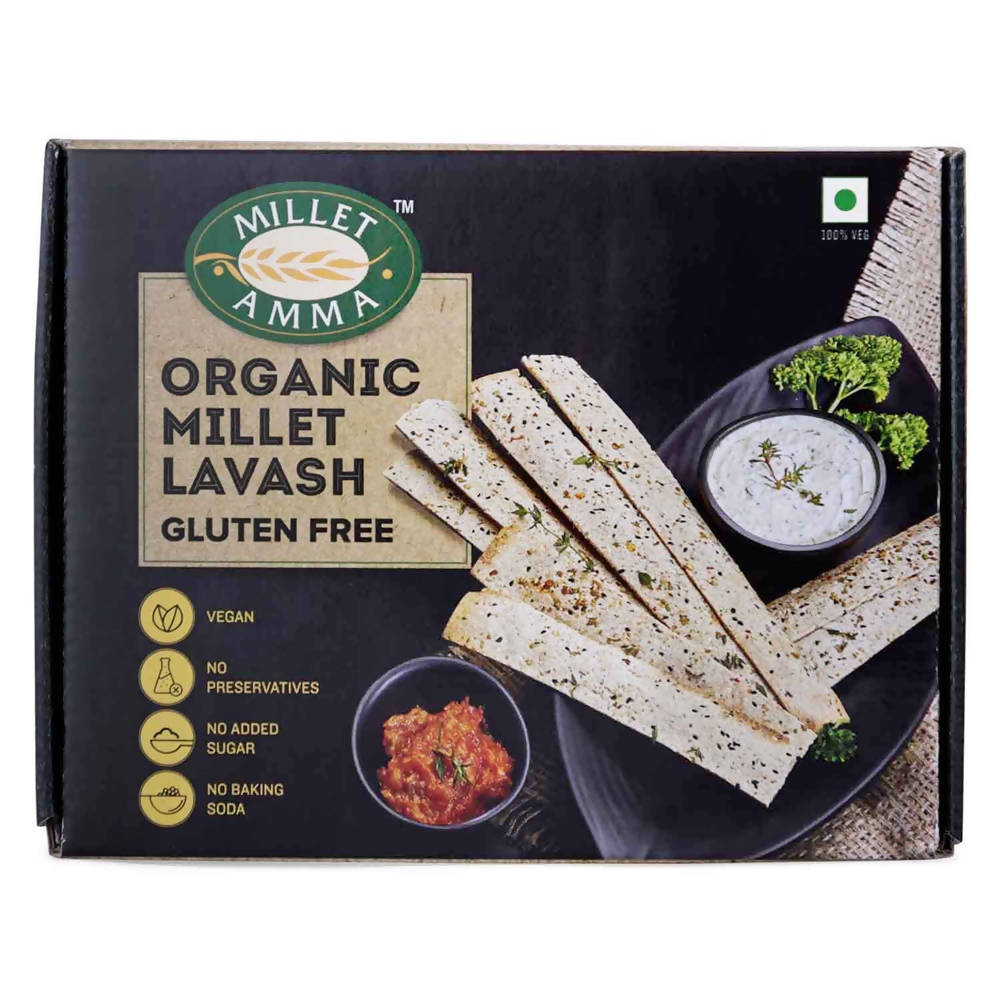 Millet Amma Organic Millet Lavash (Gluten Free) 