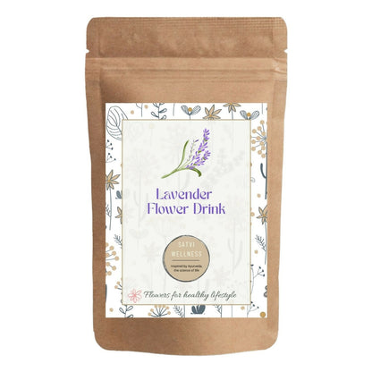 Satvi Wellness Lavender flower Tea | Lavender tea | Lavender flower drink mix TrueCure