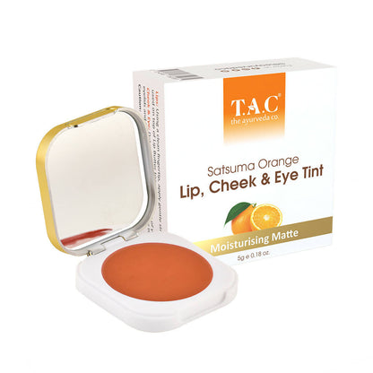 TAC The Ayurveda Co. Satsuma Orange Lip, Cheek & Eye Tint TrueCure